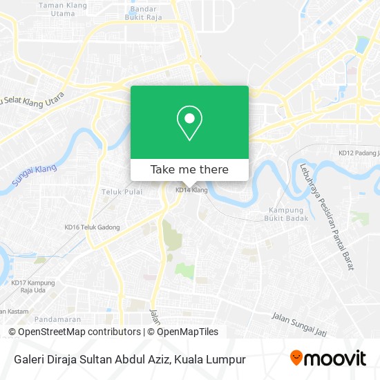 Peta Galeri Diraja Sultan Abdul Aziz