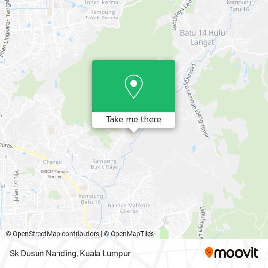 Peta Sk Dusun Nanding