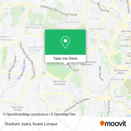Stadium Juara map