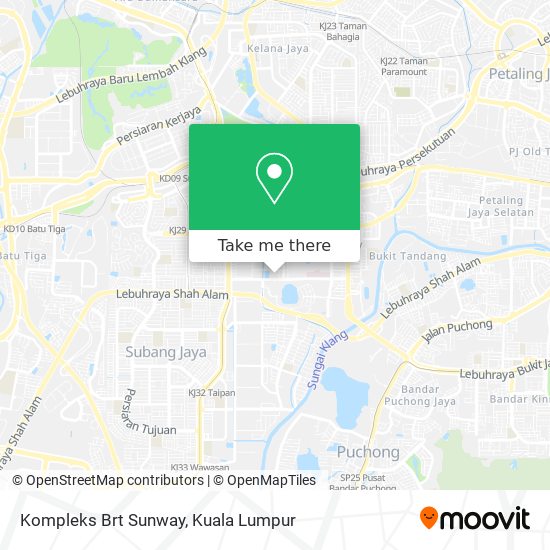 Kompleks Brt Sunway map