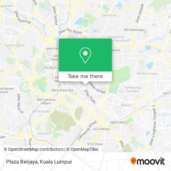 Plaza Berjaya map