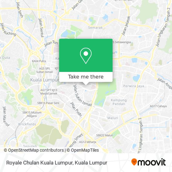 Royale Chulan Kuala Lumpur map