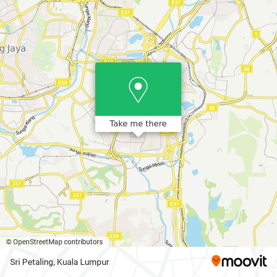 Sri Petaling map