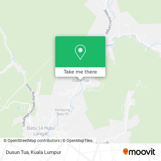 Dusun Tua map