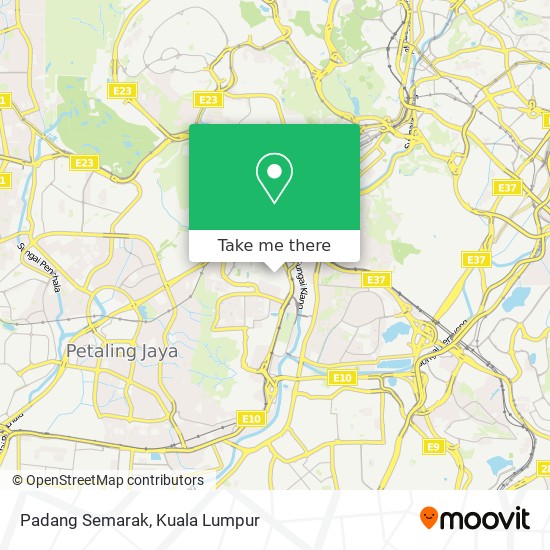 Padang Semarak map