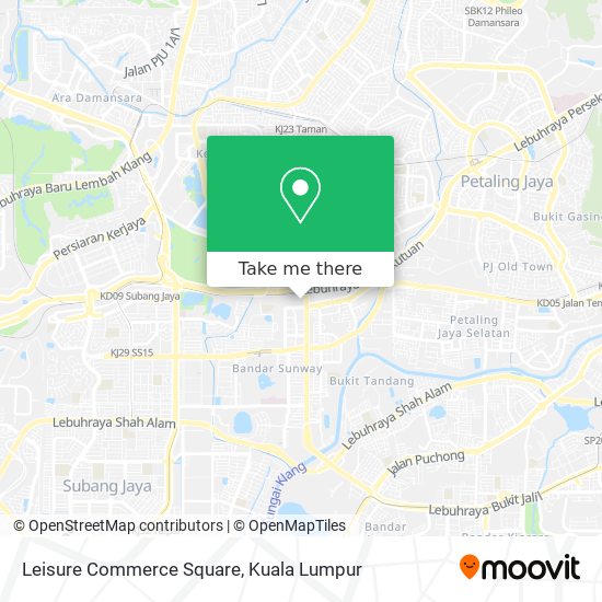 Leisure Commerce Square map