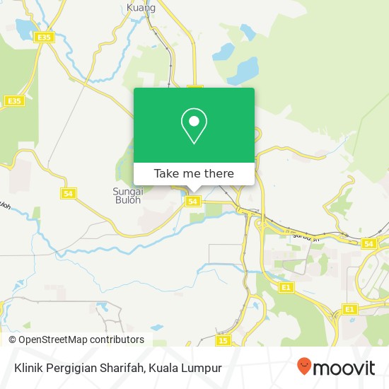 Klinik Pergigian Sharifah map