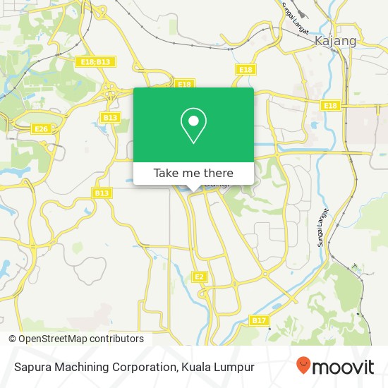 Sapura Machining Corporation map