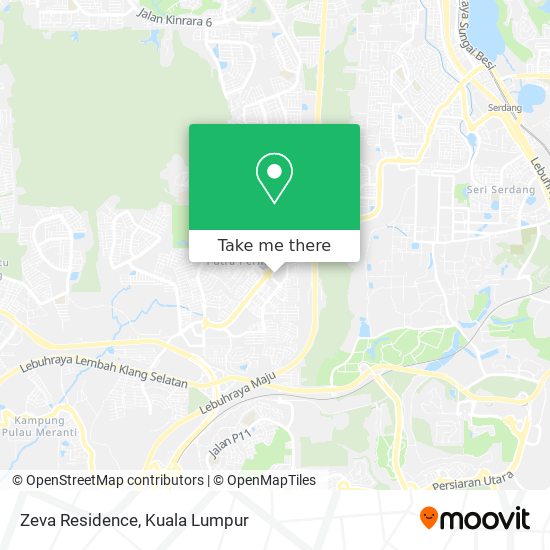 Zeva Residence map