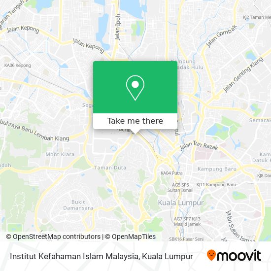 Institut Kefahaman Islam Malaysia map