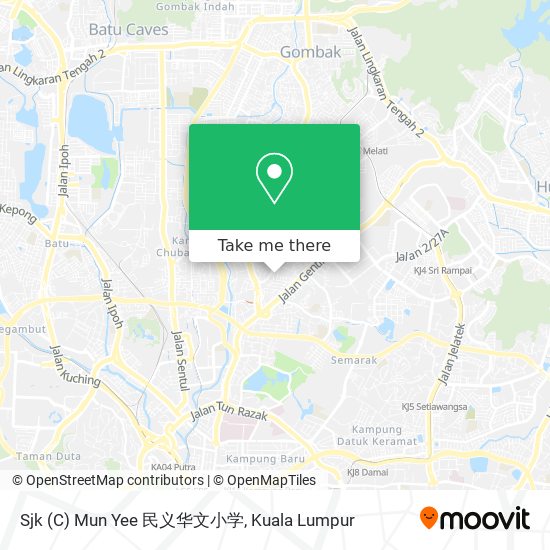 Sjk (C) Mun Yee 民义华文小学 map