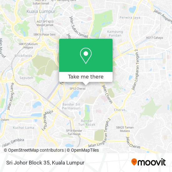 Sri Johor Block 35 map