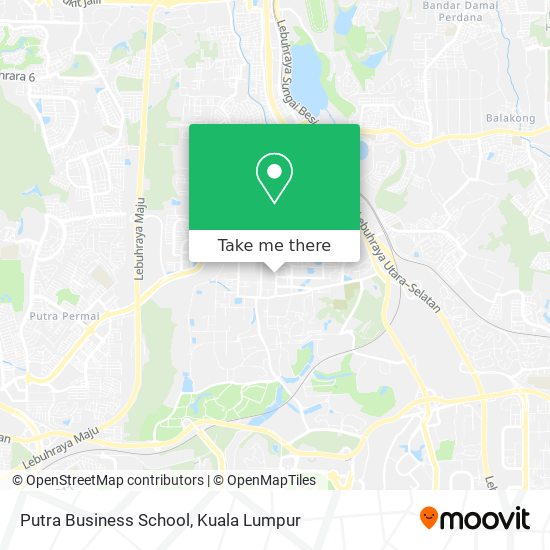 Putra Business School map