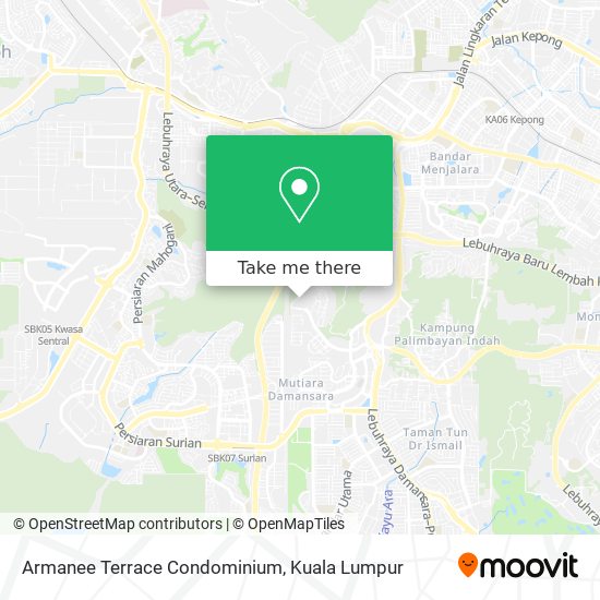 Armanee Terrace Condominium map