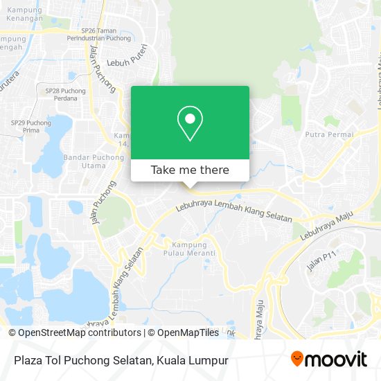 Plaza Tol Puchong Selatan map