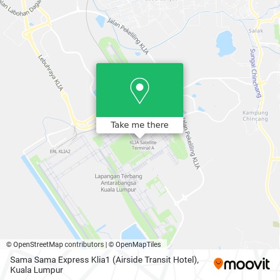 Sama Sama Express Klia1 (Airside Transit Hotel) map