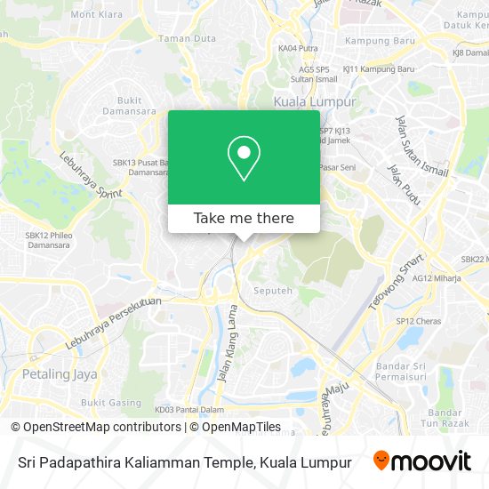 Sri Padapathira Kaliamman Temple map