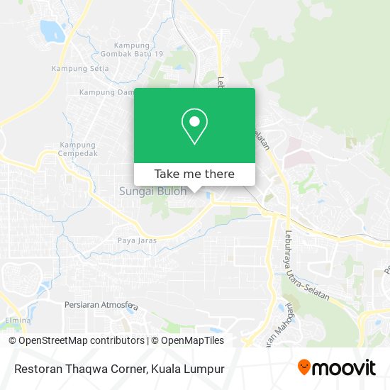 Restoran Thaqwa Corner map