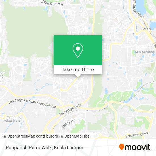 Papparich Putra Walk map