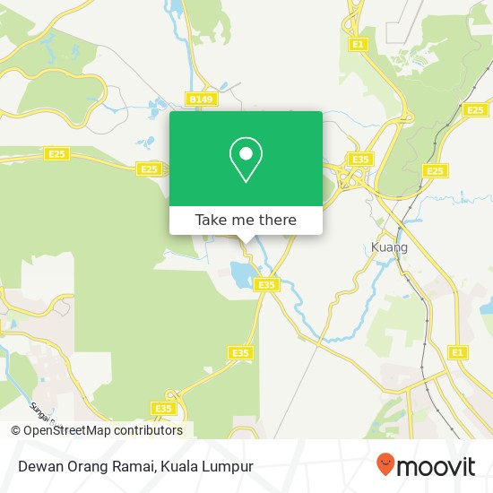 Dewan Orang Ramai map