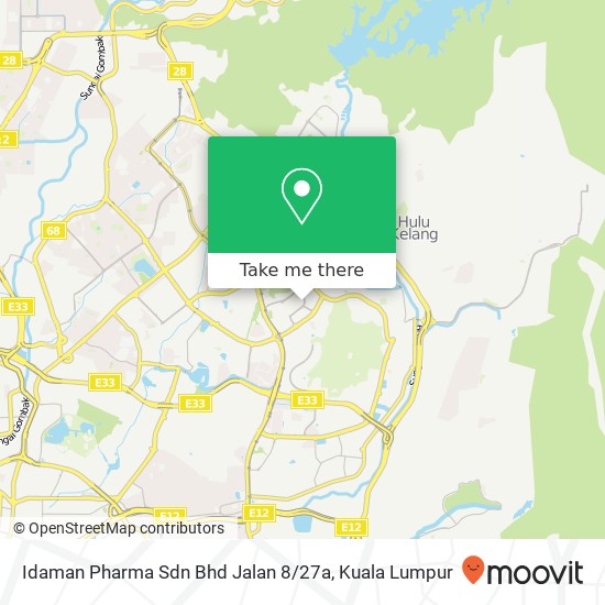 Idaman Pharma Sdn Bhd Jalan 8 / 27a map