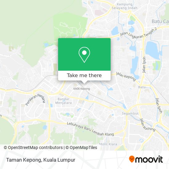 Peta Taman Kepong