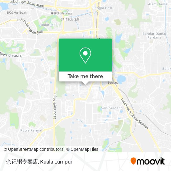 Peta 余记粥专卖店