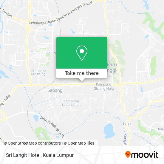 Peta Sri Langit Hotel