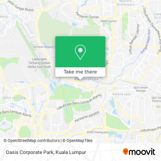 Oasis Corporate Park map