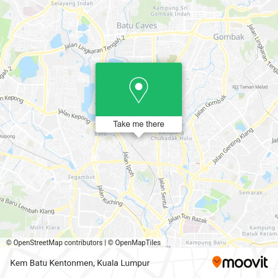 Kem Batu Kentonmen map