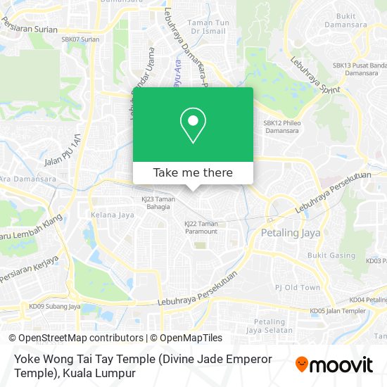 Yoke Wong Tai Tay Temple (Divine Jade Emperor Temple) map