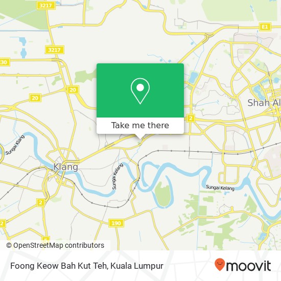 Foong Keow Bah Kut Teh map