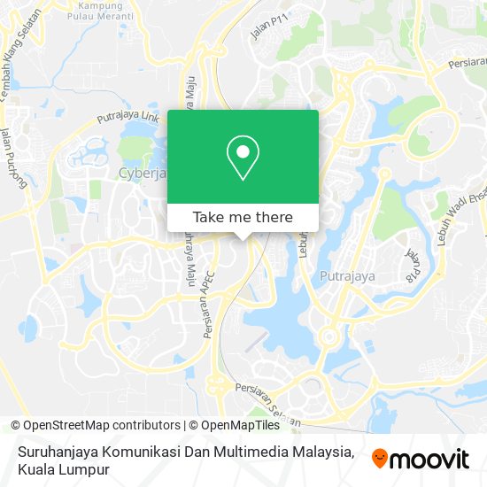 Suruhanjaya Komunikasi Dan Multimedia Malaysia map