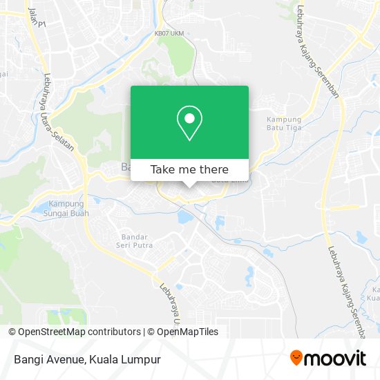 Bangi Avenue map