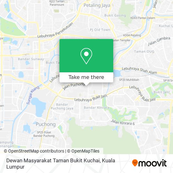 Peta Dewan Masyarakat Taman Bukit Kuchai
