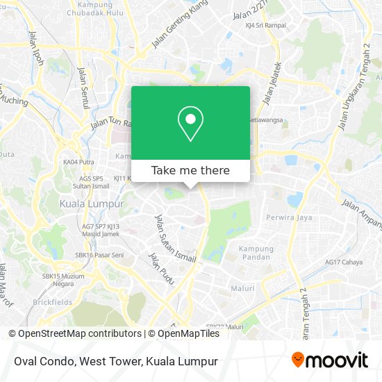 Oval Condo, West Tower map