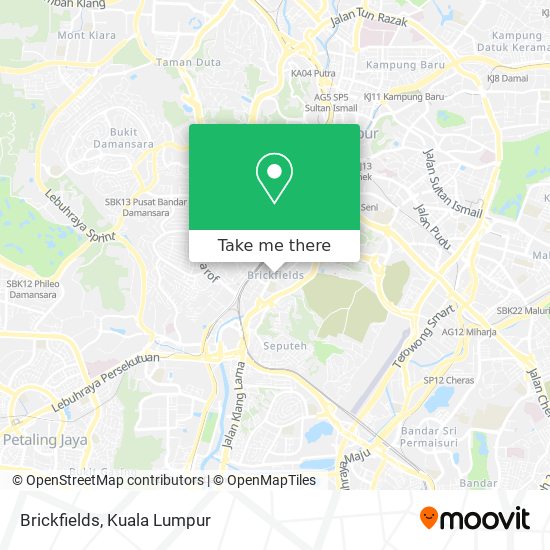 Brickfields map