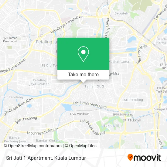 Sri Jati 1 Apartment map