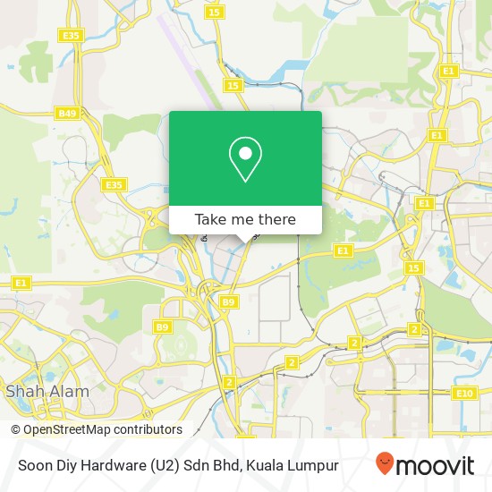 Soon Diy Hardware (U2) Sdn Bhd map