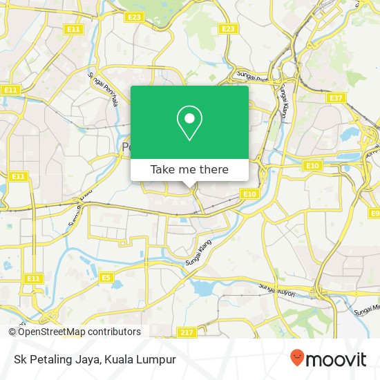 Peta Sk Petaling Jaya