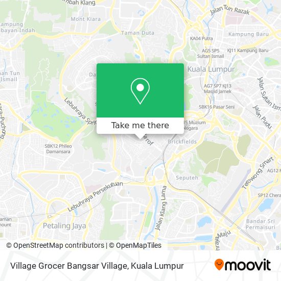 Village Grocer Bangsar Village map