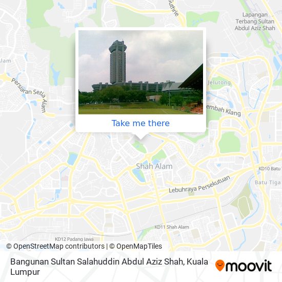 Bangunan Sultan Salahuddin Abdul Aziz Shah map