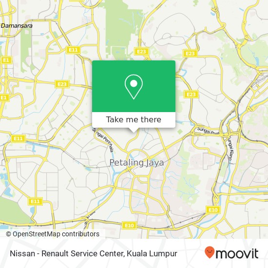 Nissan - Renault Service Center map