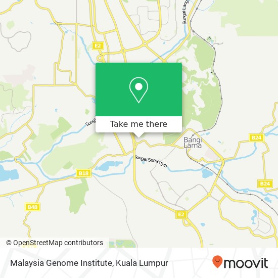 Malaysia Genome Institute map