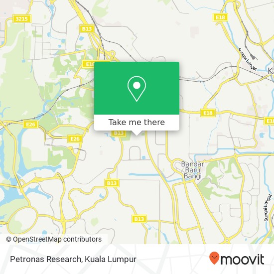 Petronas Research map