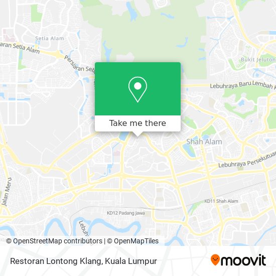 Peta Restoran Lontong Klang