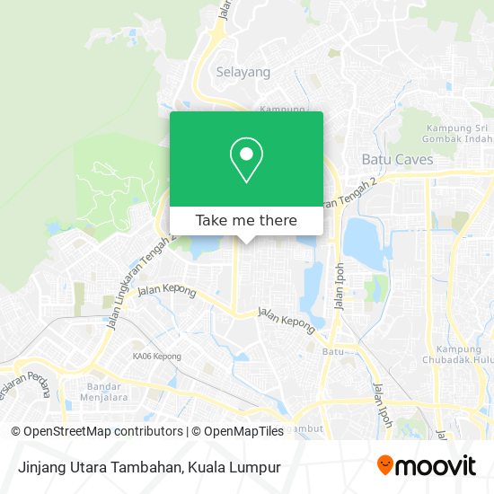 Jinjang Utara Tambahan map