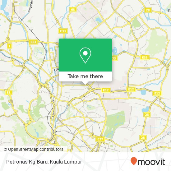 Petronas Kg Baru map
