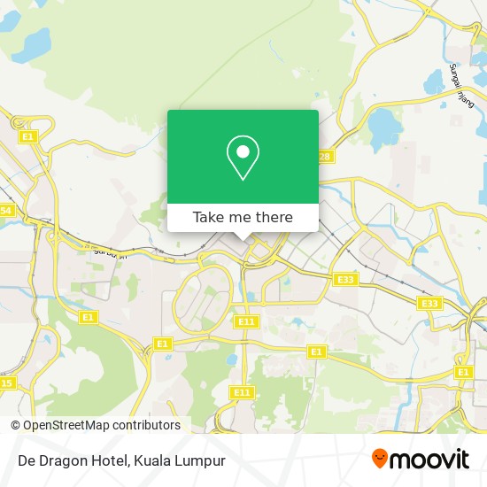 De Dragon Hotel map