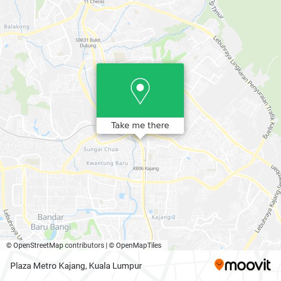 Plaza Metro Kajang map